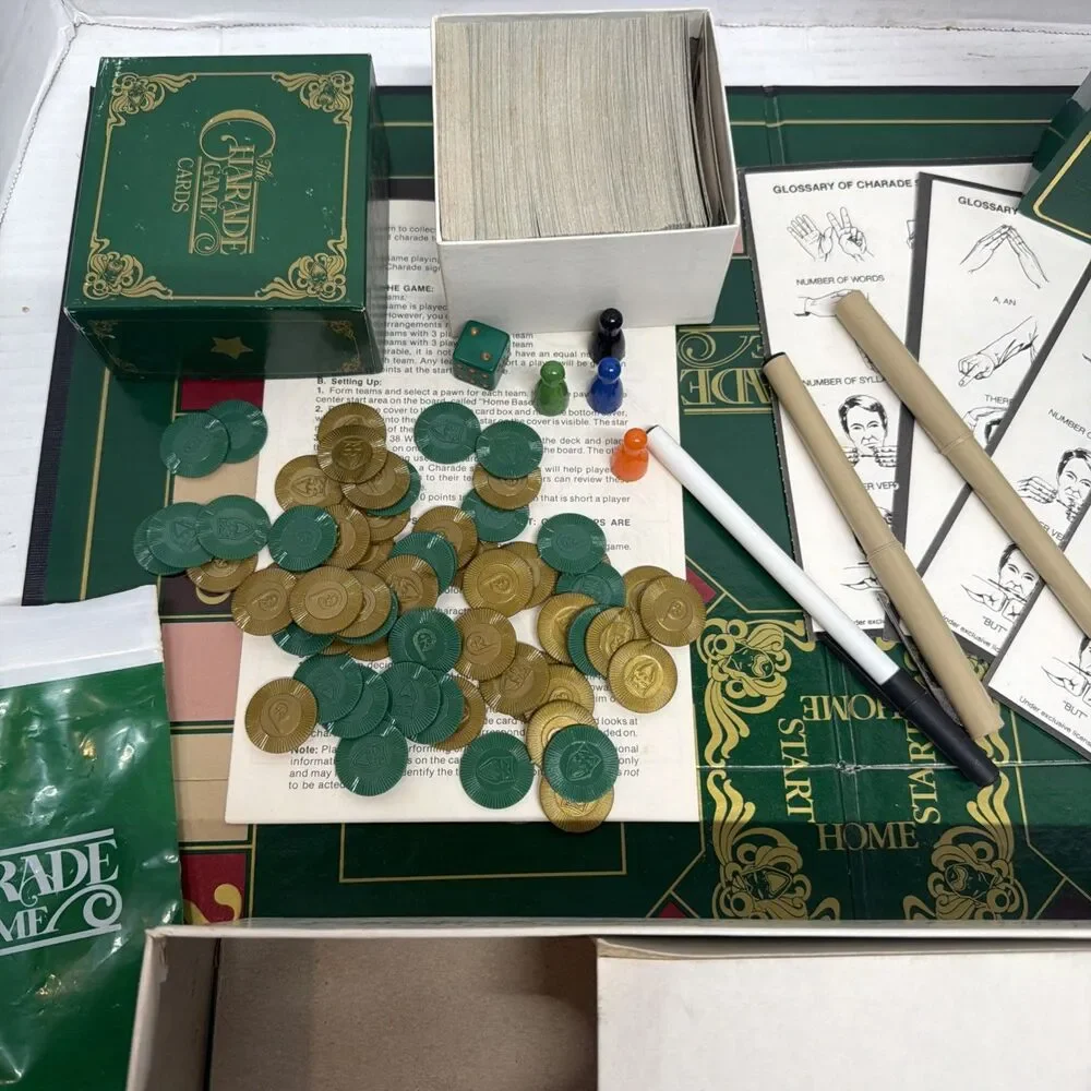 Pressman the CHARADE GAME 1984 vintage complete